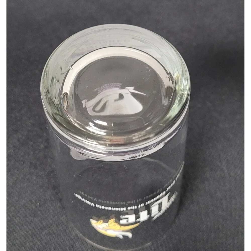 Minnesota Vikings Miller Lite Beer Glass 1960 Franchise Established Promo 16oz